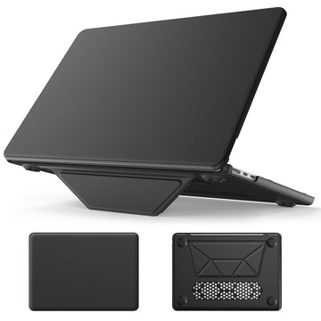 New Leather Protective Case for Apple Laptops Black