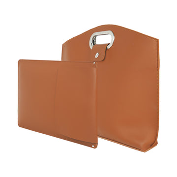 NaiDun 2PCS Laptop Bag  Brown