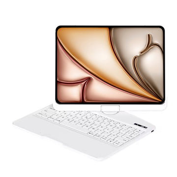NaiDun Rotating Keyboard for iPad White