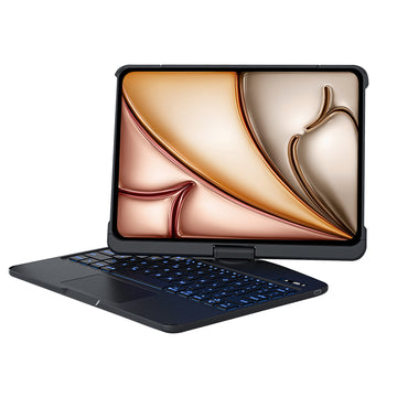 NaiDun Rotating Keyboard for iPad Black