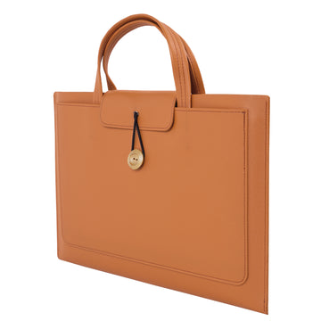 NaiDun Computer iPad Large Capacity Fashion Handbag Brown