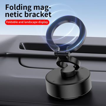 Magnetic bracket rotating suction cup extended version
