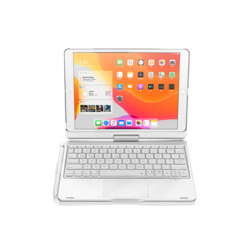 NaiDun 360 Degree Rotating Keyboard Silver